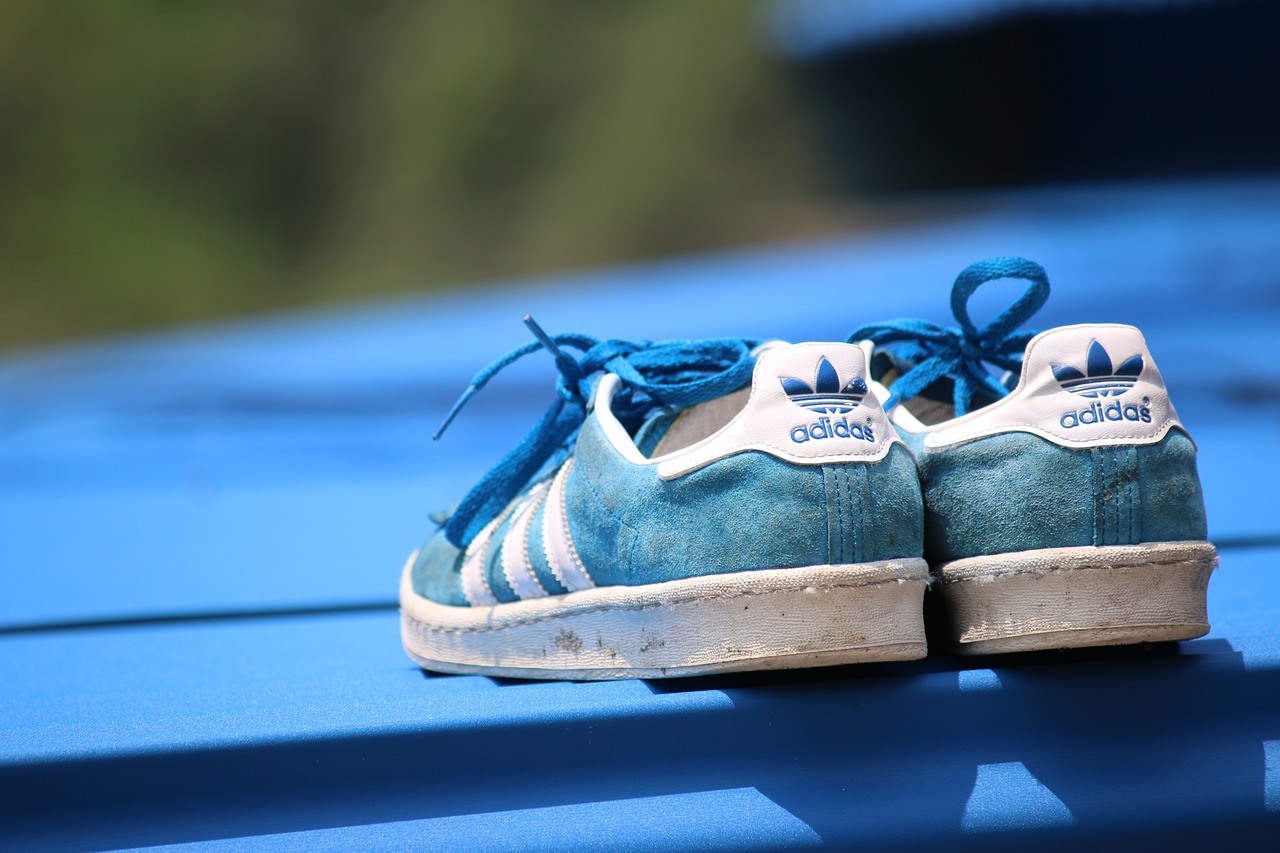 blue, adidas, shoes