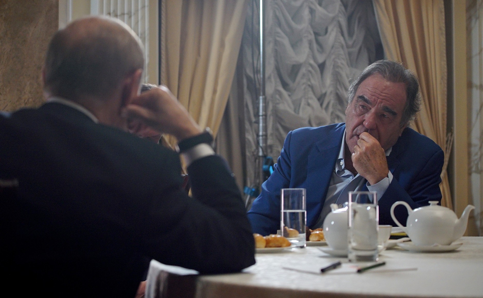 Vladimir Poutine et Oliver Stone